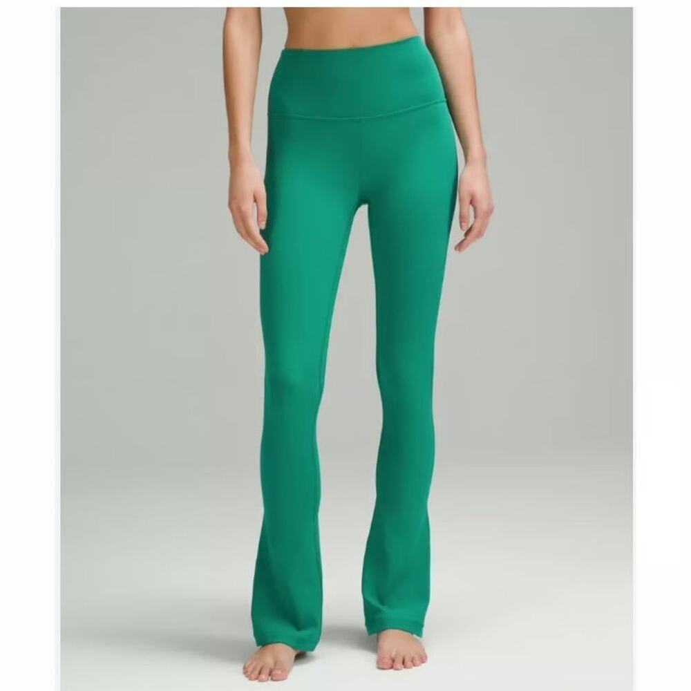 Lululemon Align Mini Flare Kelly Green Size 8